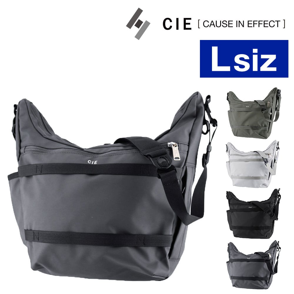 シー CIE ショルダーバッグ GRID-3 SHOULDER 032055 4.ネイビーグレー -75 メンズ レディース