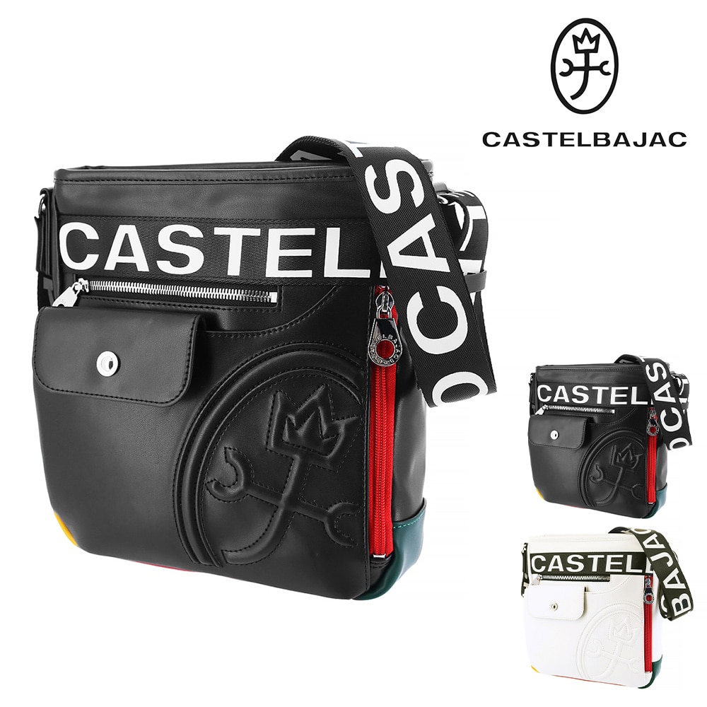 カステルバジャック CASTELBAJAC ダルトン 縦型ショルダーバッグ 26133 1.ブラック -10xblk メンズ メンズ