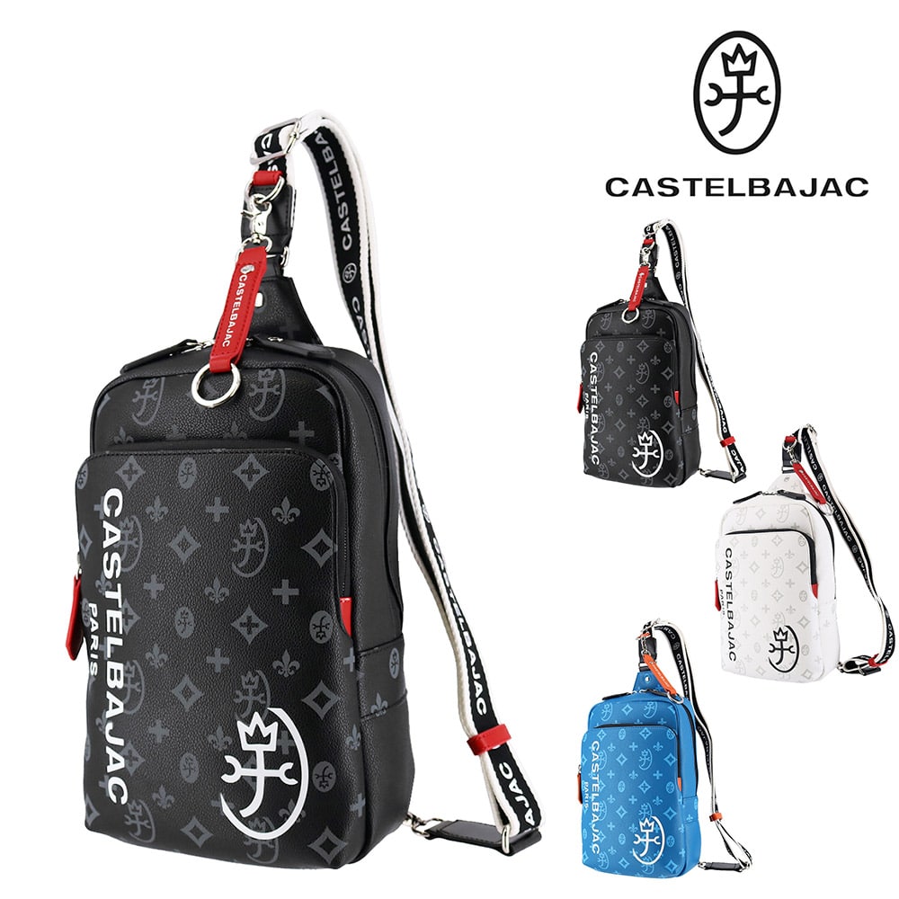 カステルバジャック CASTELBAJAC サシャ ボディバッグ スリングバッグ 48921 1.ブラック -blk メンズ メンズ