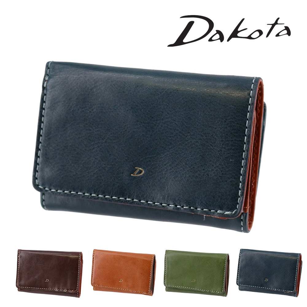 ダコタ 財布 三つ折り財布 イタリア製 本革 Dakota ラフィナート 31740 レディース 牛革 4.ネイビー -60