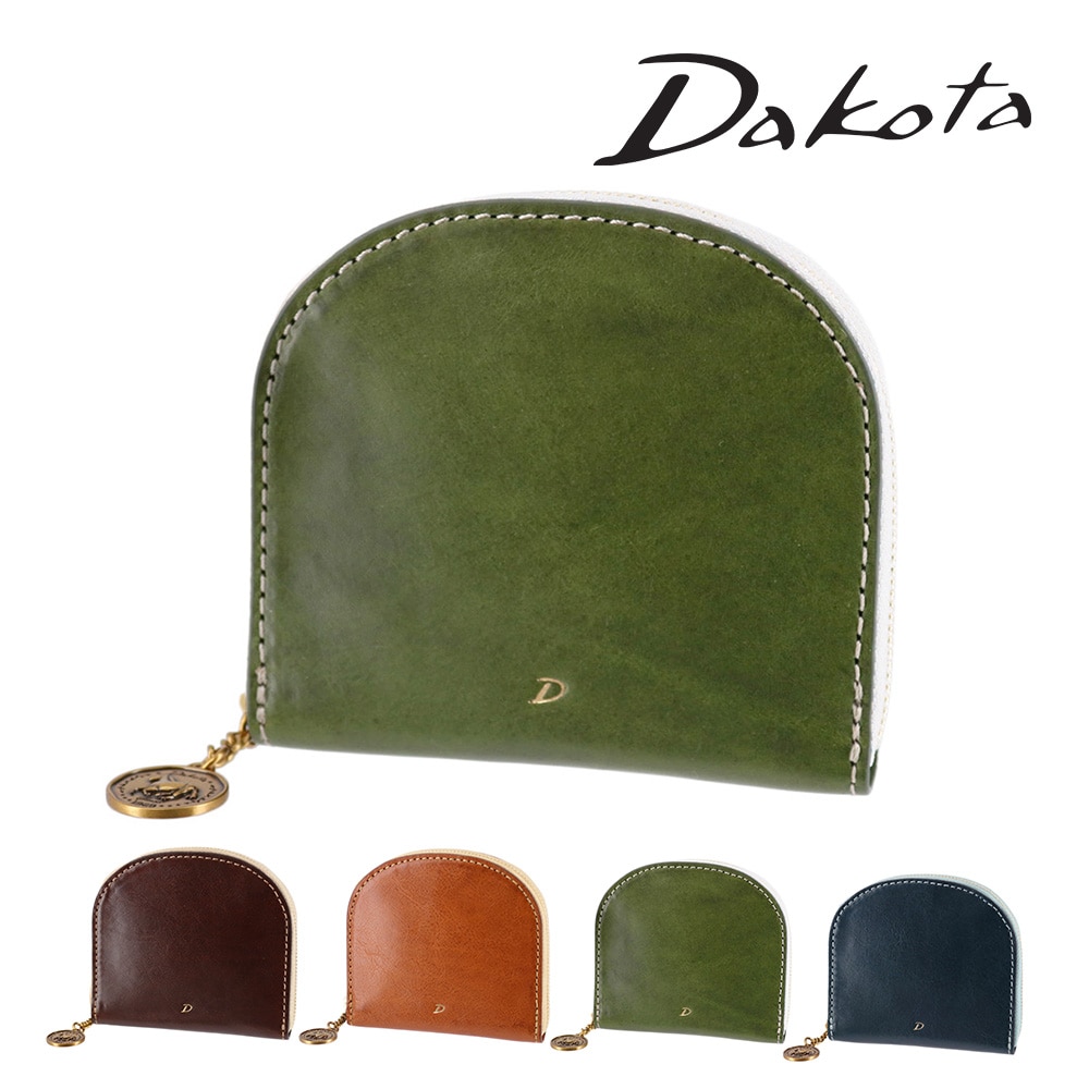 ダコタ 財布 三つ折り財布  イタリア製 本革 Dakota ラフィナート 31742 レディース 牛革 3.グリーン -50