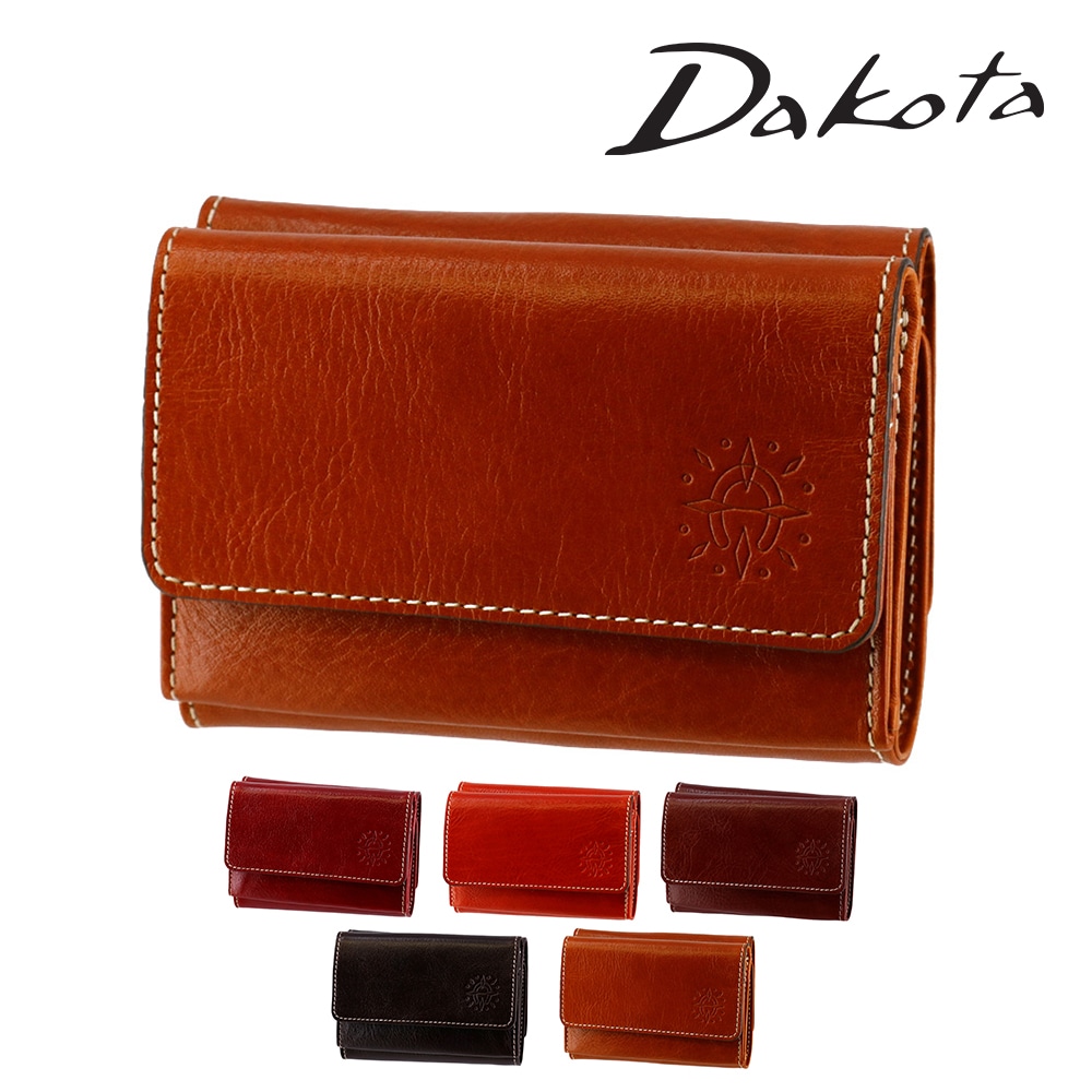 ダコタ 三つ折り財布 本革 Dakota フォンス2 31800 5.マスタード -53