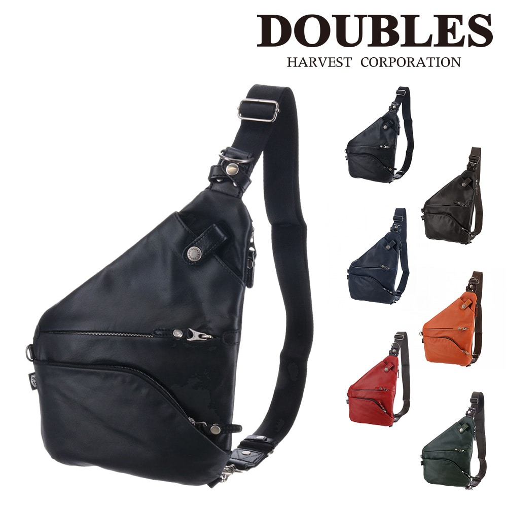 ダブルス DOUBLES ボディバッグ ワンショルダーバッグ jmo7450 1.ブラック 10xblk メンズ