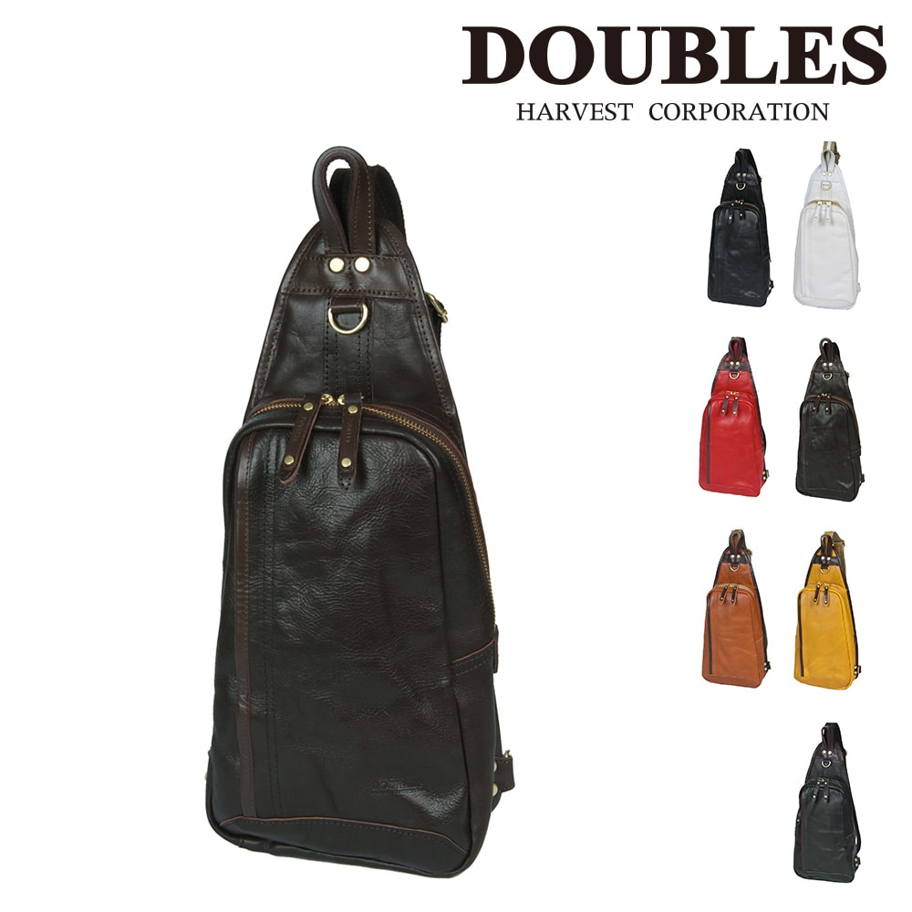 ダブルス DOUBLES ボディバッグ YIX YIX140141xdbr 4.ダークブラウン メンズ