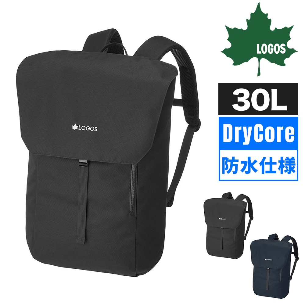 ロゴス リュック 30L PC収納 LOGOS ドライコアバックパックアーク 374023 1.ブラック -37402309