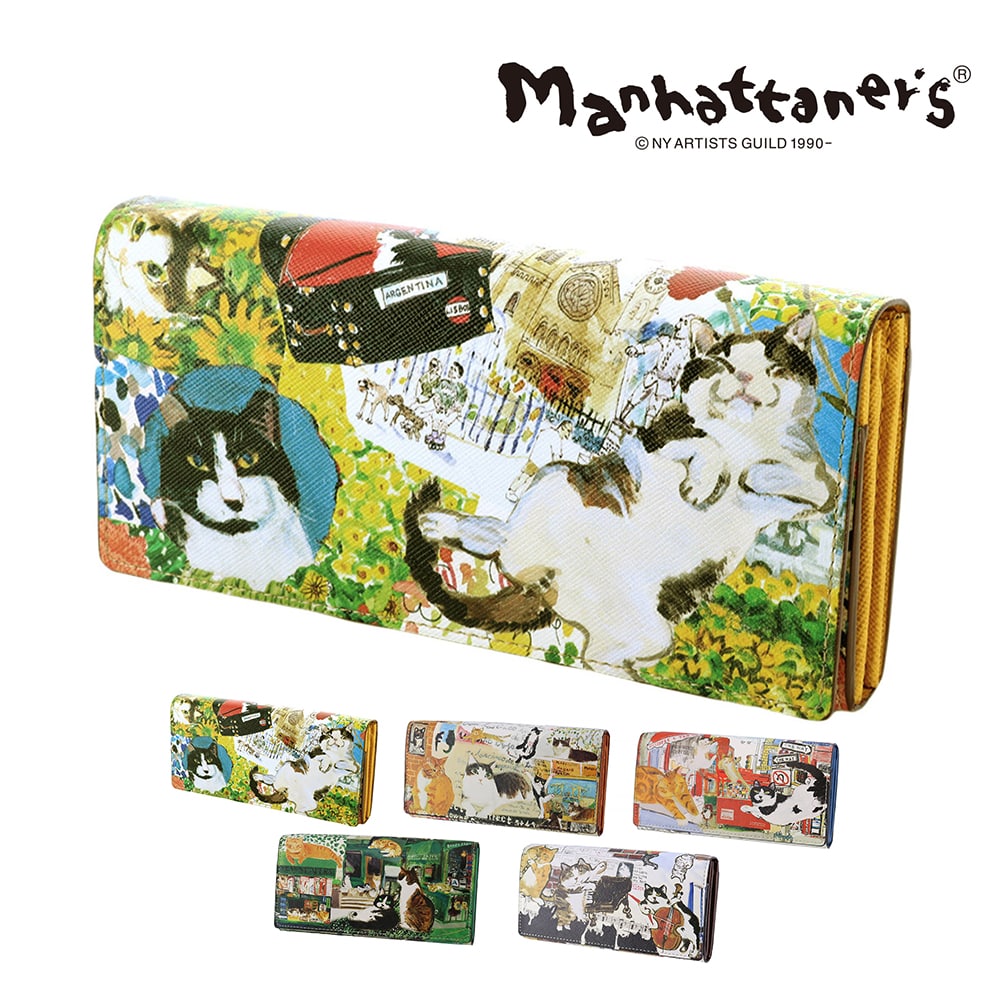 マンハッタナーズ 長財布 かぶせ manhattaner's ライブリーパース 0751665 1.薫るマンハッタン -0751665-0060