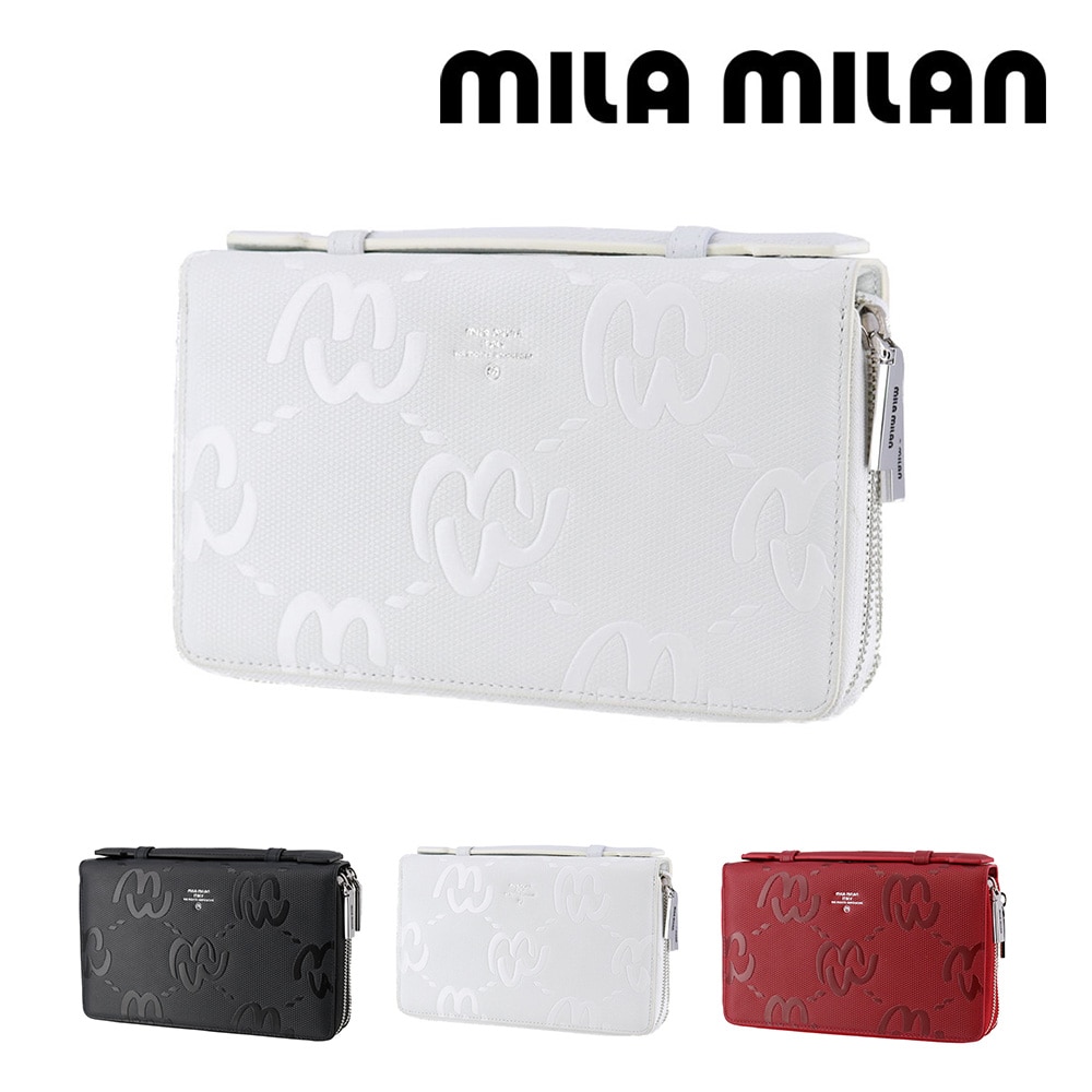 ミラ・ミラン mila milan ミオ スマートセルバッグ クラッチバッグ 255213 2.ホワイト -20xwht レディース