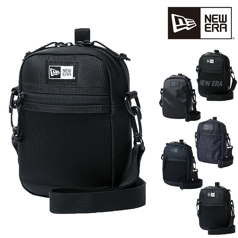 ニューエラ バッグ ショルダーバッグ ポーチ 縦型 ミニバッグ NEW ERA ショルダーポーチ 1.7L メンズ レディース キッズ 誕生日プレゼント ギフト ラッピング無料 正規代理店 1.ブラック -99x14521317