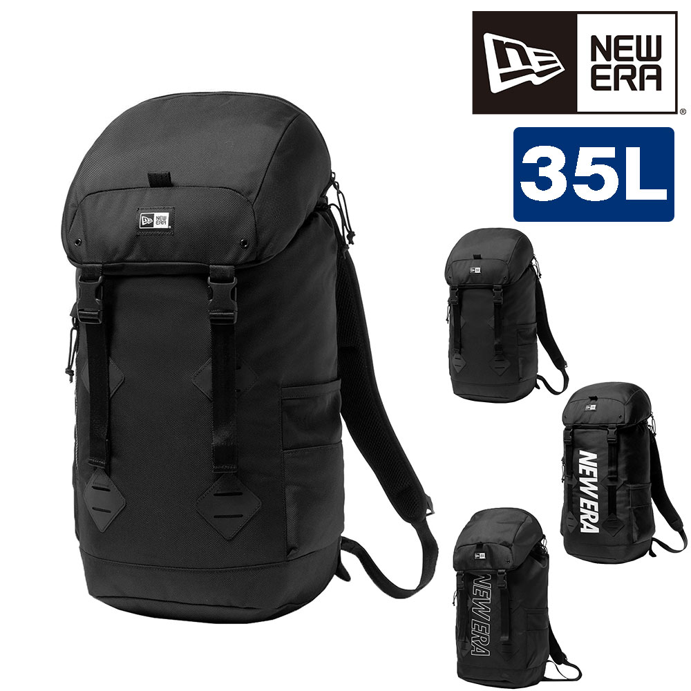 ニューエラ バッグ リュック リュックサック デイパック バックパック 大容量 NEW ERA ラックサック 35L A3 B4 A4  キッズ 誕生日プレゼント ギフト 1.ブラック -99x14521324