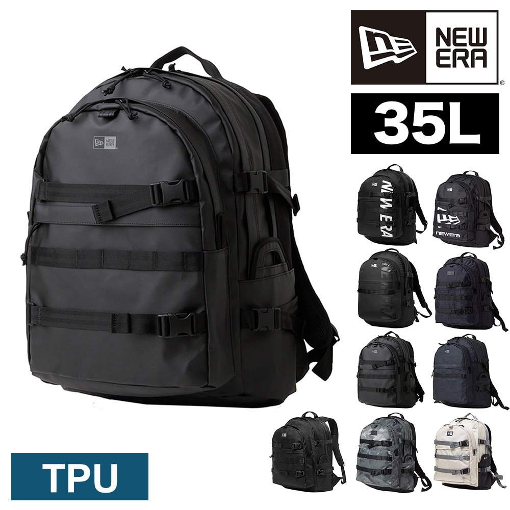 ニューエラ リュック 35L A3 B4 A4 PC収納 NEW ERA キャリアパック 4.ブラックTPU -14750920