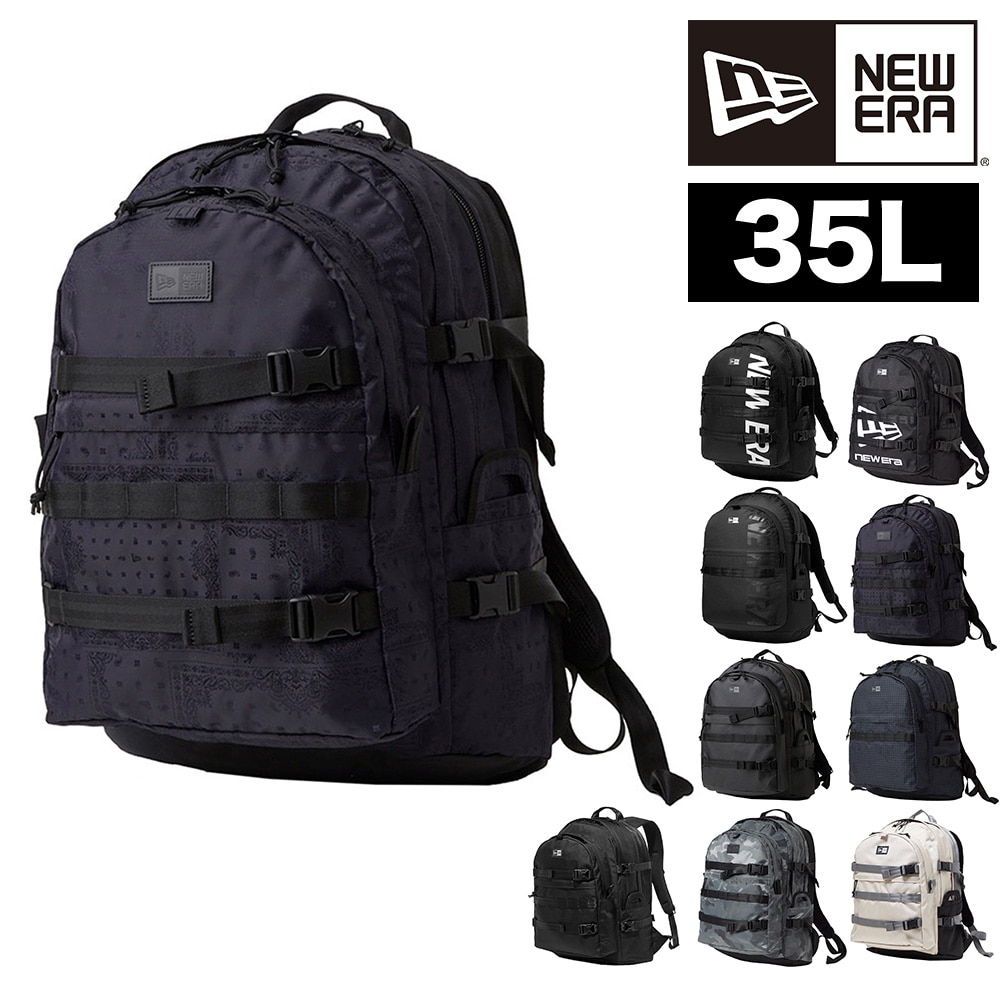 ニューエラ リュック 35L A3 B4 A4 PC収納 NEW ERA キャリアパック 7.ネイビーペイズリー -14750922
