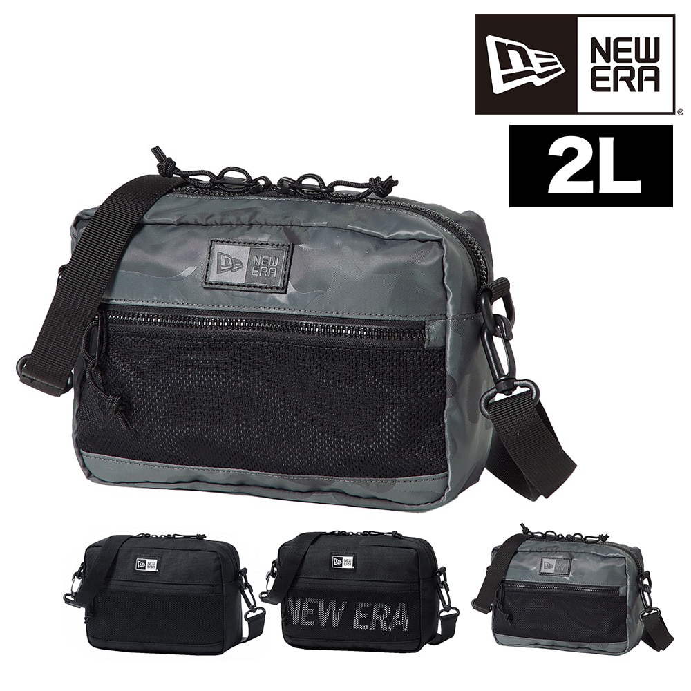 ニューエラ ショルダーバッグ 2WAY ポーチ 2L A5 B6 NEW ERA ショルダーポーチ ラージ 3.ジャカードカモグレー -15121547