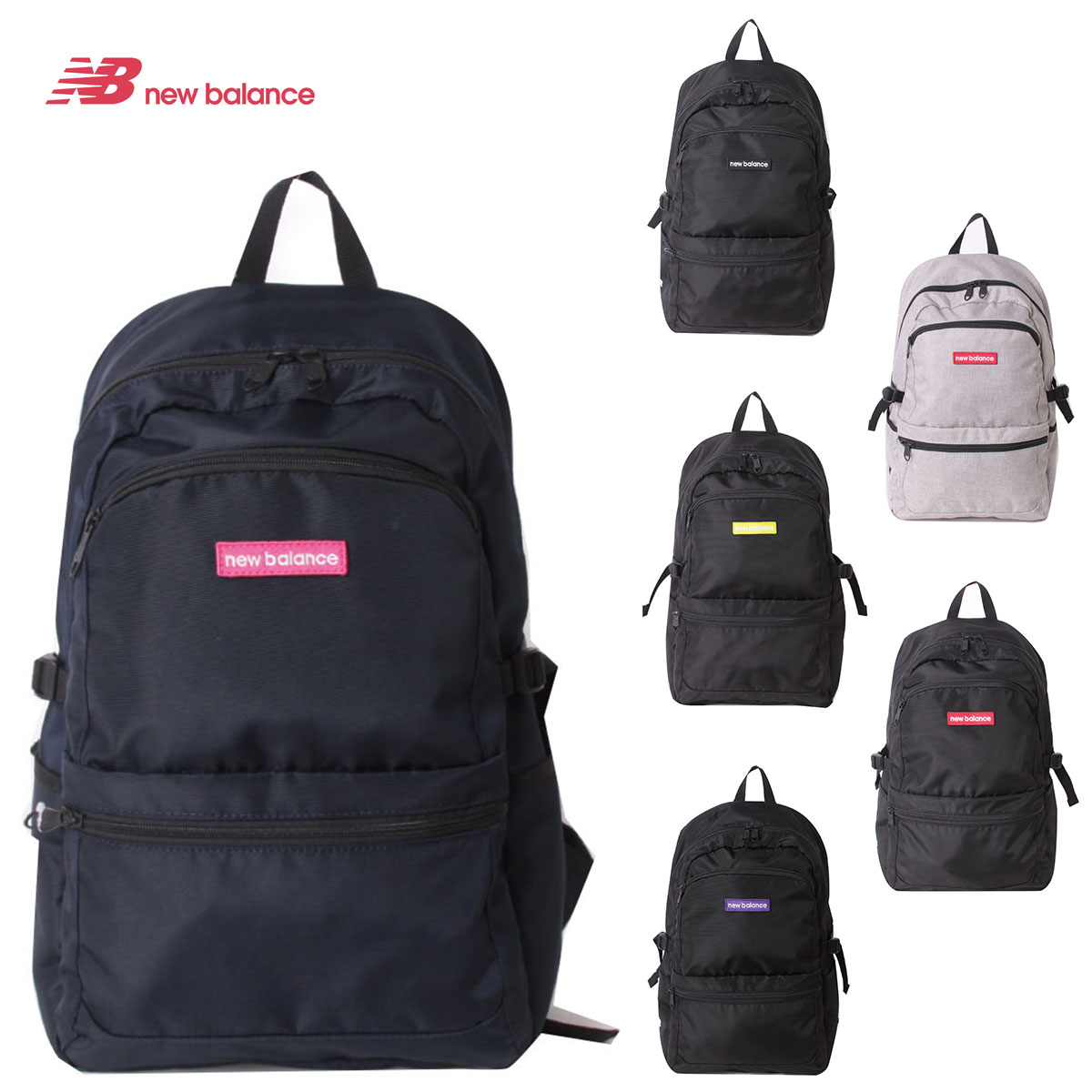 ニューバランス newbalance リュックサック Back pack バックパック jabl2615 2.ブラック 10x10