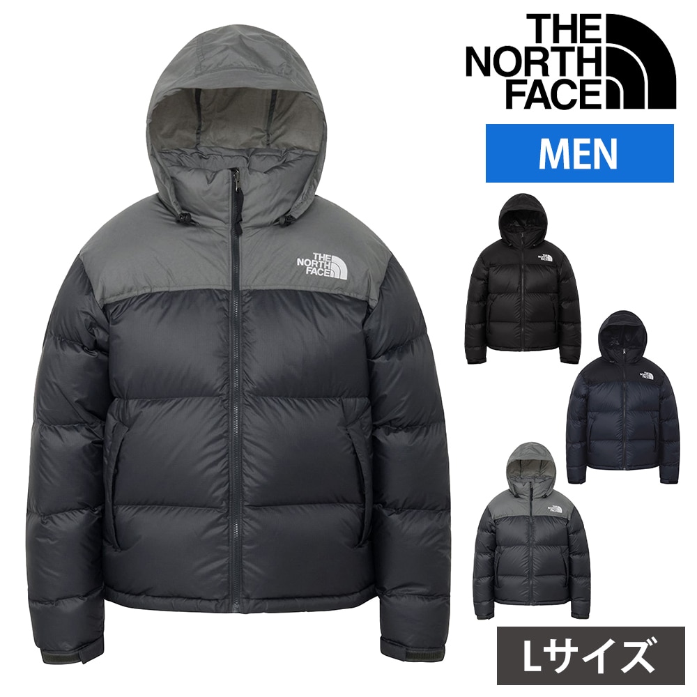 ノースフェイス ウェア アウター 上着 ダウンジャケット 秋冬 新作 THE NORTH FACE ヌプシジャケット Lサイズ ND92555 メンズ レディース ラッピング無料 2025モデル 送料無料 中綿 定番 撥水 正規代理店 ヒューズボックスグレーxAグレー(L) -nd92555fa-l