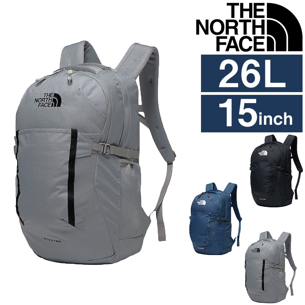 ノースフェイス THE NORTH FACE リュックサック デイパック ピボター Pivoter 2.ミッドグレーダークヘザー 【正規代理店】 -nm82461gh