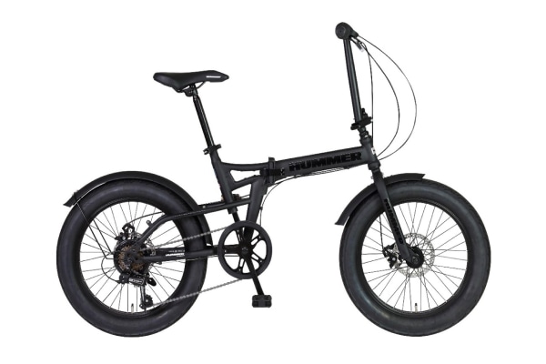 折りたたみ自転車 HUMMER(ハマー) HUMMER FDB206FAT-DISC JET-BLACK JET BLACK 20インチ 13200