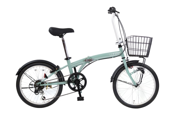 折りたたみ自転車 cyma(サイマ) LUCENT(ルーセント) アッシュグリーン 20インチ