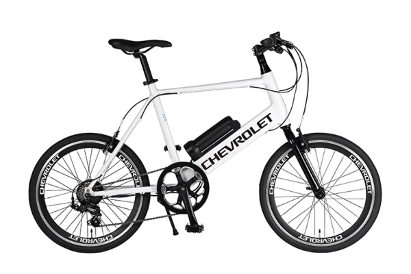 電動アシスト自転車 スポーツ車 CHEVROLET(シボレー) CHEVROLET E-MAGIC207AD White 20インチ 64142-12