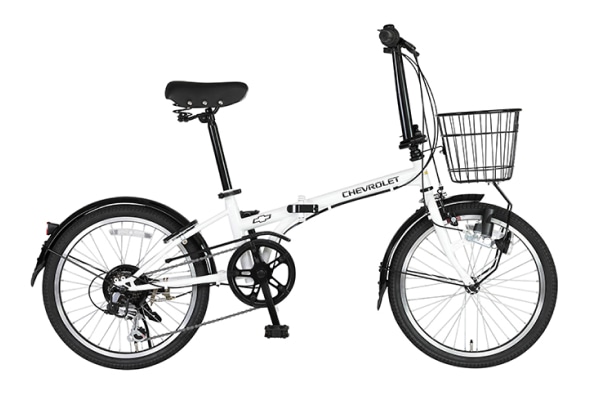 折りたたみ自転車 ミニベロ（小径車） CHEVROLET(シボレー) CHEVROLET FDB206-BAA ホワイト 20インチ 64248