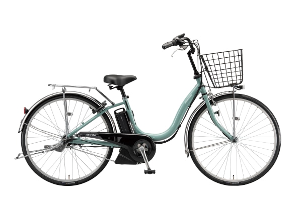 電動アシスト自転車 シティサイクル・ママチャリ BRIDGESTONE(ブリヂストン) アシスタU STD E.Xモダングリーン 24インチ 2025年モデル A4SC25