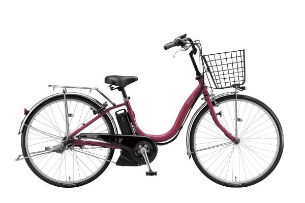 電動アシスト自転車 シティサイクル・ママチャリ BRIDGESTONE(ブリヂストン) アシスタU STD F.Xベルベットローズ 24インチ 2025年モデル A4SC25