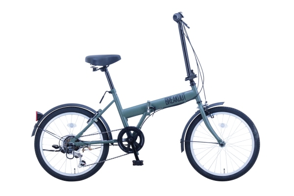 折りたたみ自転車 サカイサイクル ブレイクアウト・フォールディング フラットオリーブ 20インチ BROF206