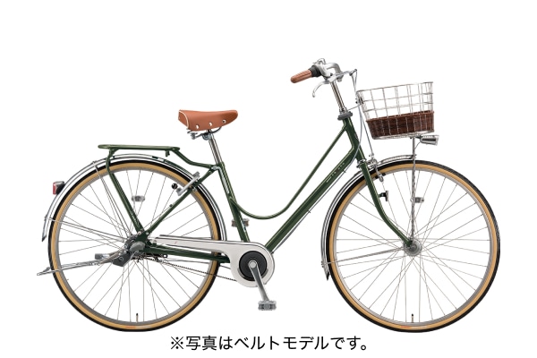シティサイクル・ママチャリ BRIDGESTONE(ブリヂストン) カジュナ-デラックス-［ベーシックライン/スイートライン］ E.Xダークオリーブ(2022モデル) 27インチ 2022年モデル CB7T2