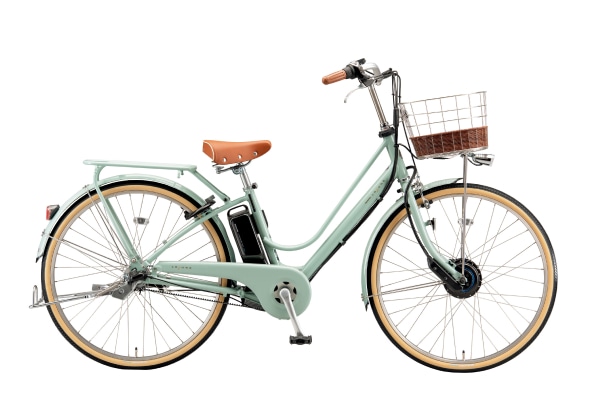 電動アシスト自転車 シティサイクル・ママチャリ BRIDGESTONE(ブリヂストン) カジュナe  E.Xグレイッシュミント 26インチ 2025年モデル CE6B45
