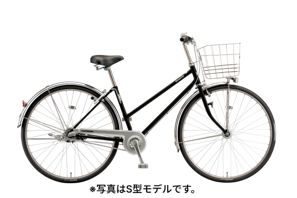 シティサイクル・ママチャリ BRIDGESTONE(ブリヂストン) ロングティーンスタンダード W型 P.Xクリスタルブラック 27インチ L73WT5