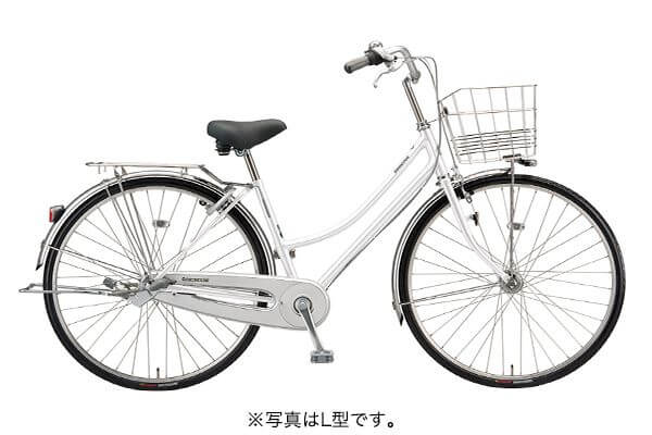 シティサイクル・ママチャリ BRIDGESTONE(ブリヂストン) ロングティーン デラックス S型 P.Xシャンパンホワイト※画像はL型です 26インチ LX6ST5