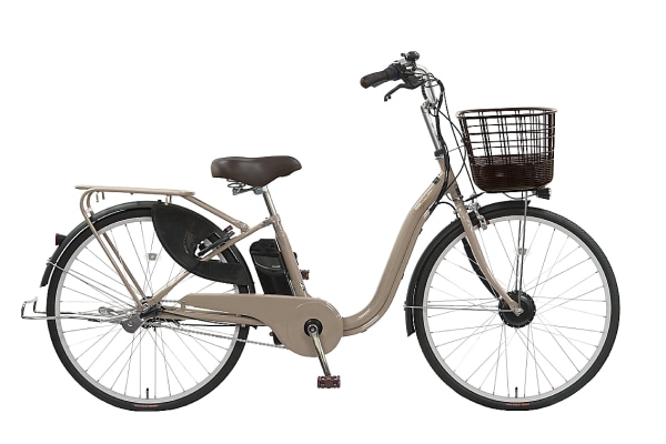 電動アシスト自転車 シティサイクル・ママチャリ evol(エボル) evol VIVACE マットモカベージュ 26インチ 2025年モデル WEVV63A