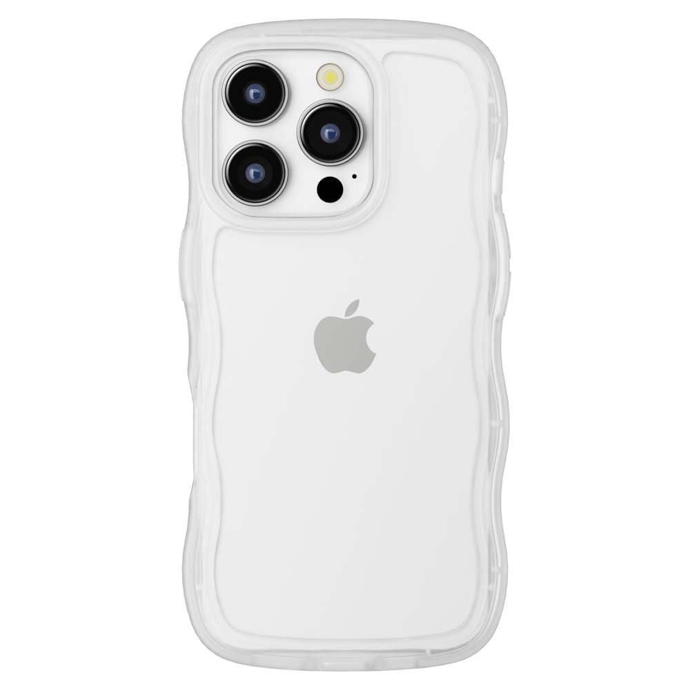PGA iPhone 16 Pro用 クリアウェーブケース クリア PG-24BWTP01CL 31g