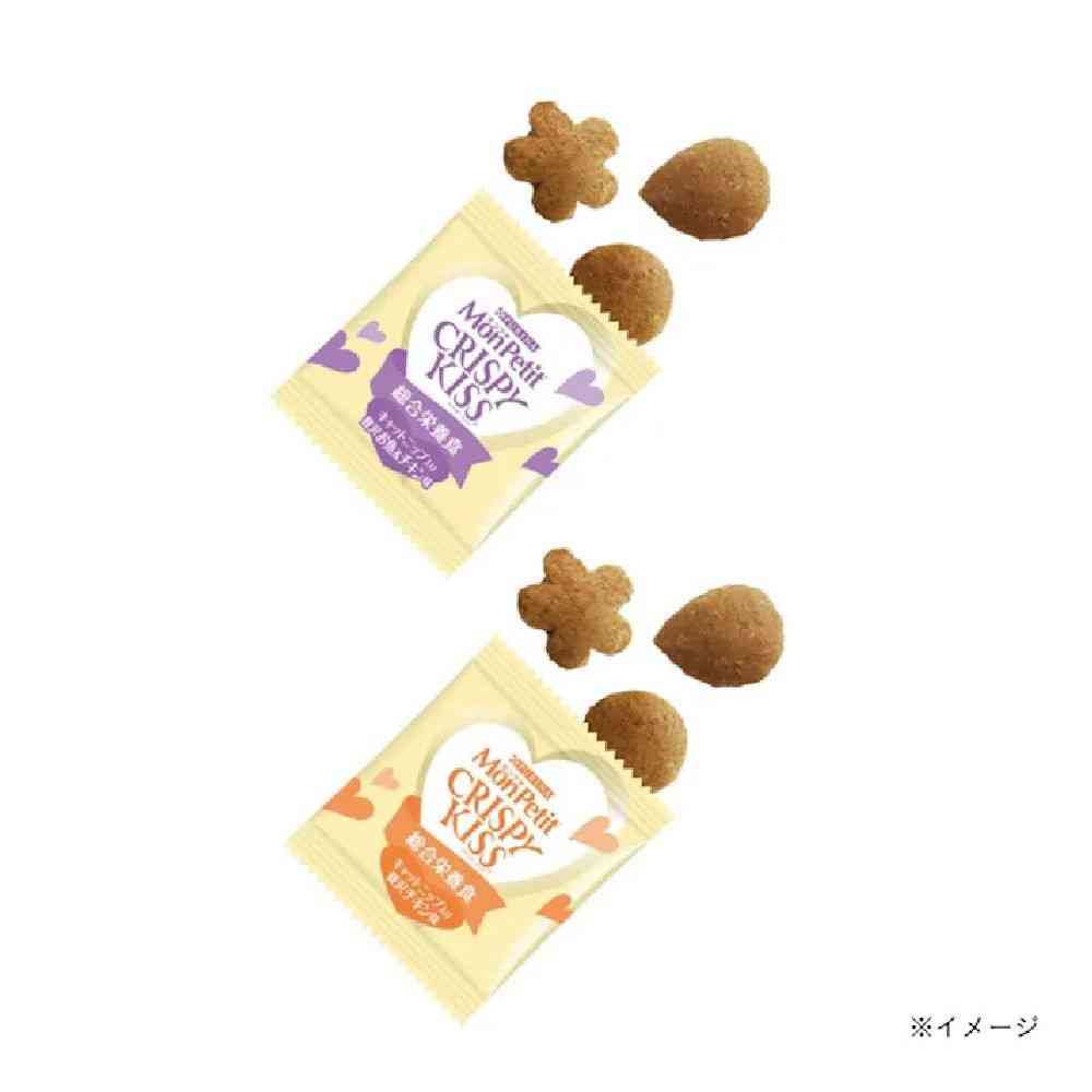 モンプチクリスピーキッス バラエティパック 総合栄養食キャットニップ入り2種のアソート 126g
