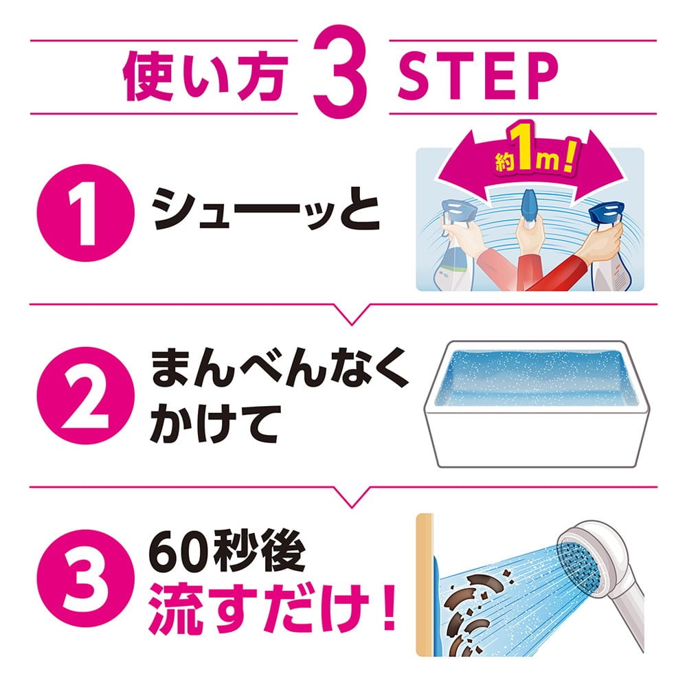 ライオン ルック+ バスタブクレンジング 銀イオン+ 本体 500ml
