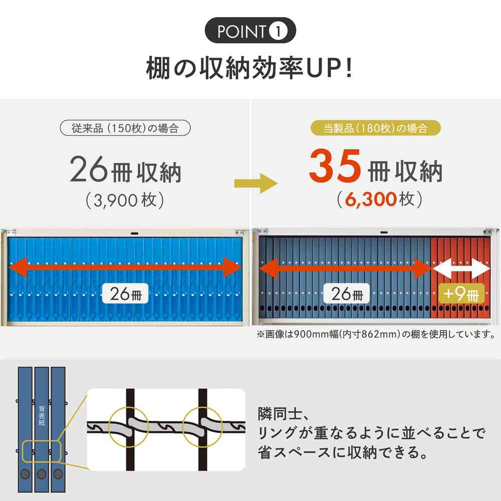 リヒトラブ Mutual リングファイル ツイストリングスマートスリム A4 スレートブルー 1冊 スレートブルー