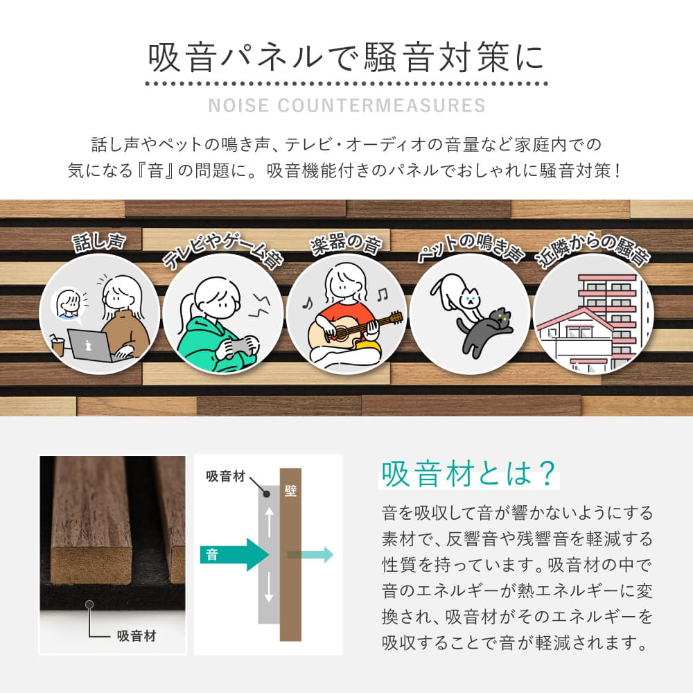 吸音パネル イパネッラ 6枚入り ナチュラル 【直送品】 返品・キャンセル・他商品と同時購入は不可