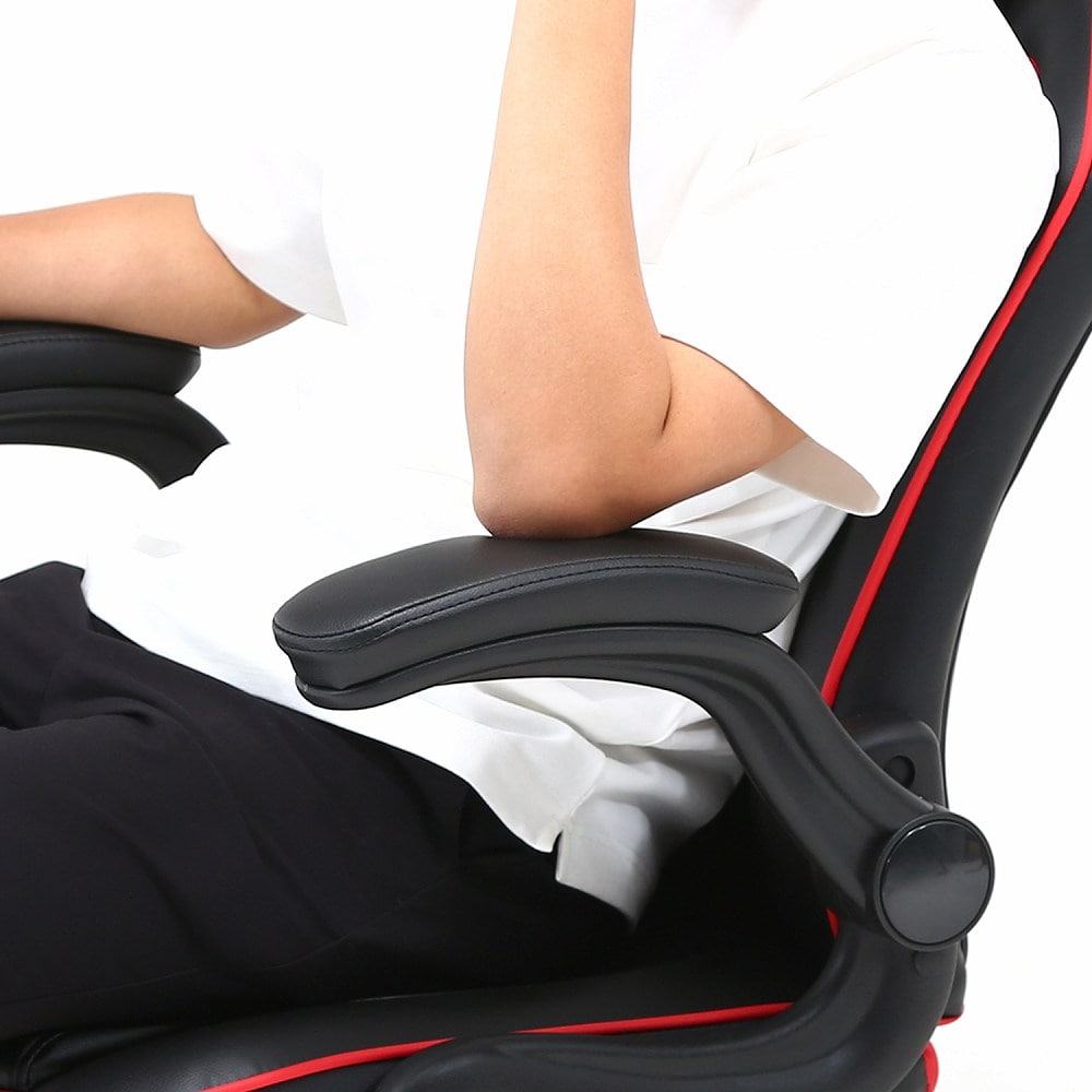 ゲーミングチェア シグナル レッド 15506 【直送品】 返品・キャンセル・他商品と同時購入は不可 レッド W655×D630×H1030-1110mm