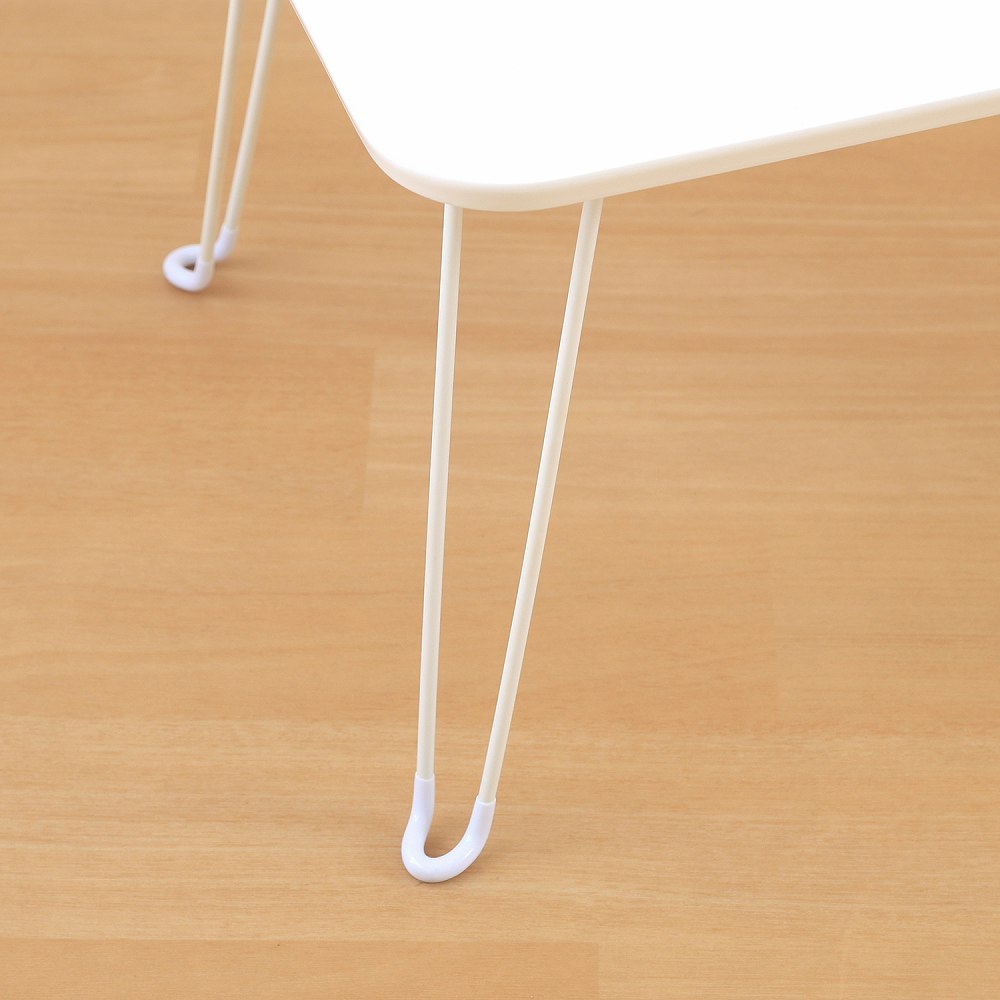 くすみカラーテーブル クレール 6040 ホワイト 85379 【直送品】 返品・キャンセル・他商品と同時購入は不可