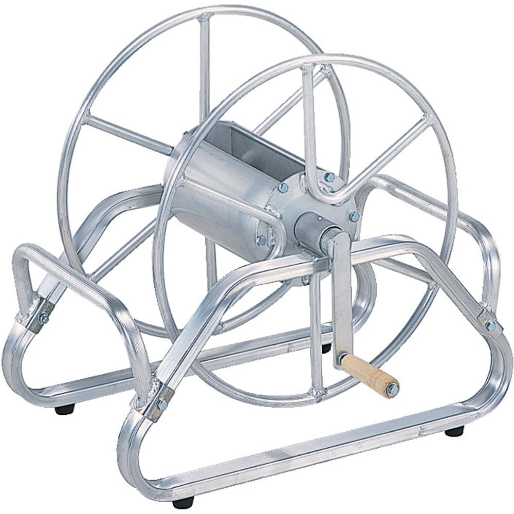アルミ製ホース巻取機(リールのみ) 床置き型 MA1B 【直送品】 返品・キャンセル・他商品と同時購入は不可