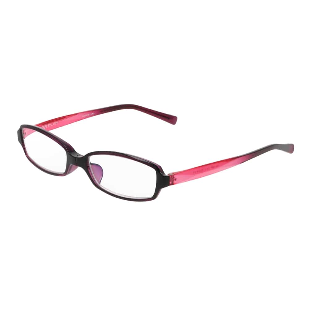 【一般医療機器】【特典付】老眼鏡 変なメガネ スクエア ピンク+1.5 【直送品】 返品・キャンセル・他商品と同時購入は不可 HM-1001 C5 パープル/ピンク +1.5 フレーム幅:130mm、高さ:28mm、テンプル長:137mm