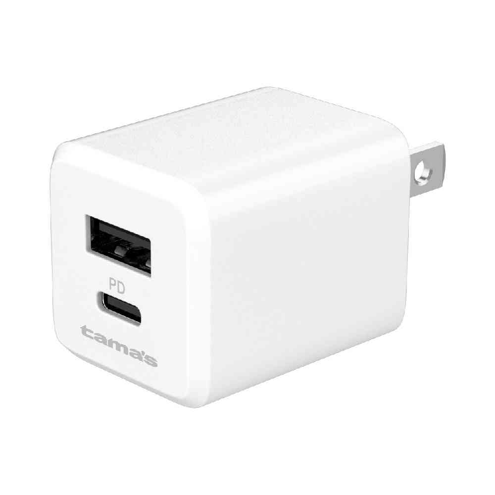 多摩電子工業 PD対応 コンセントチャージャー 20W C+A C to Cケーブル付 AAP156UCCC10W
