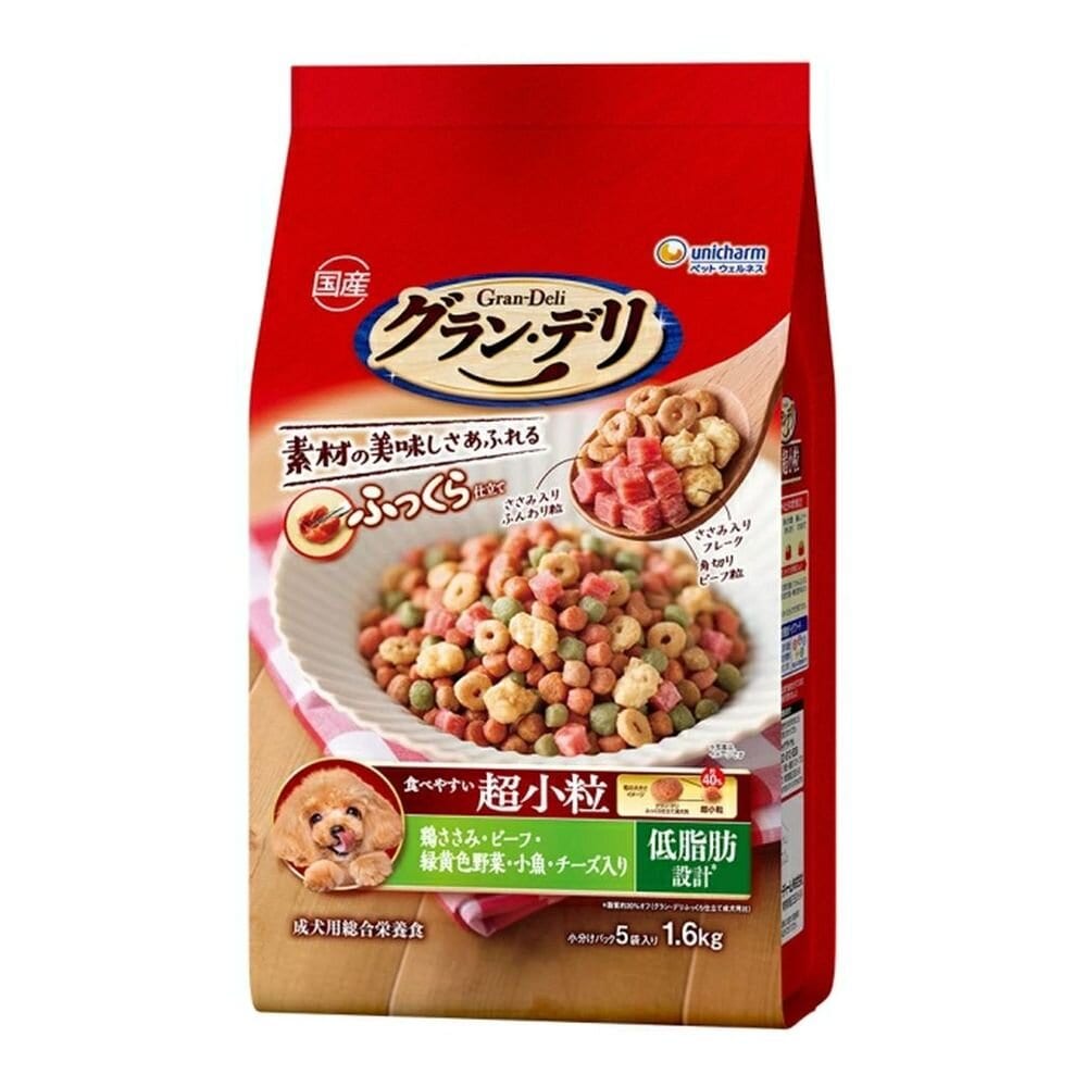 グラン・デリふっくら仕立て低脂肪食べやすい超小粒 1．6kg