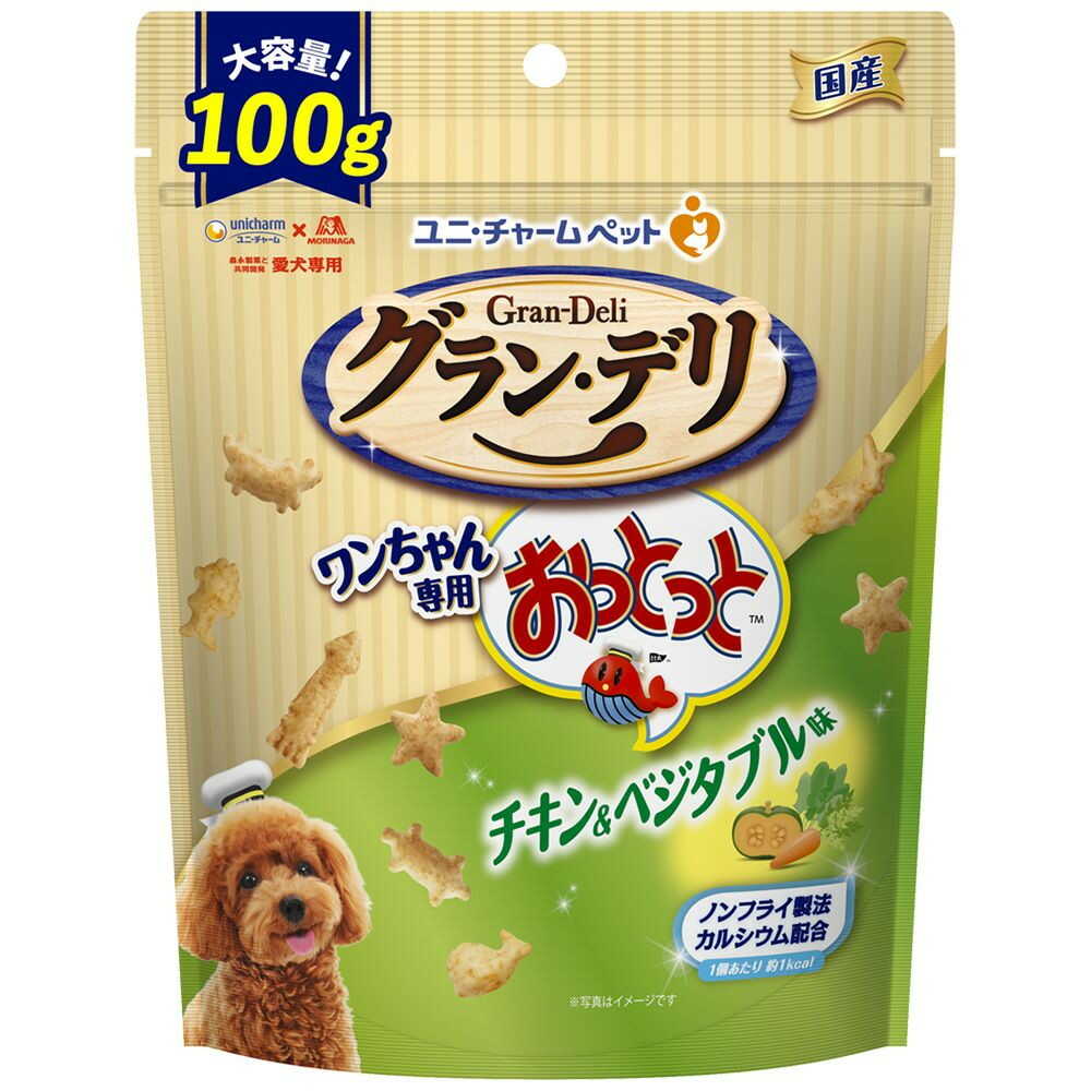 ユニ・チャーム グラン・デリ  ワンちゃん専用おっとっと チキン＆ベジタブル味 100g