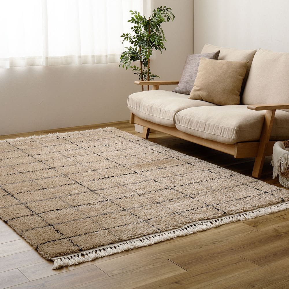 ウィルトンラグ BEDOUIN クロア 約200×250cm 【直送品】 返品・キャンセル・他商品と同時購入は不可