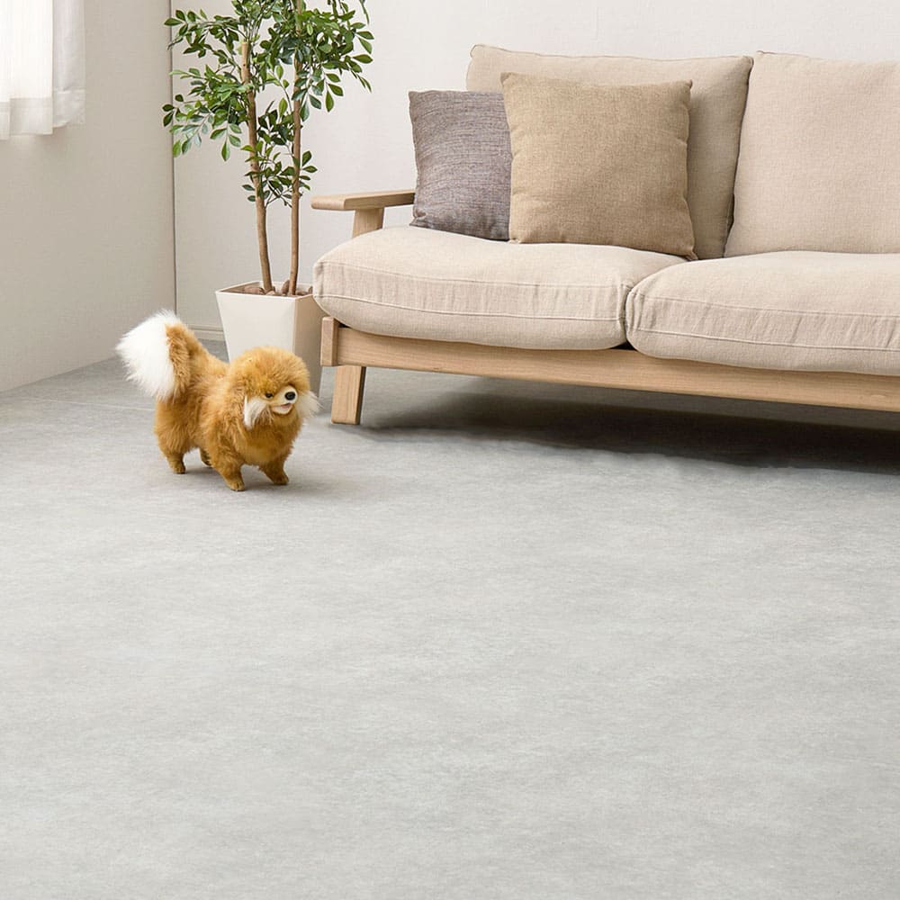 ペット対応 CF ラグ 約182×300cm モルタル 【直送品】 返品・キャンセル・他商品と同時購入は不可