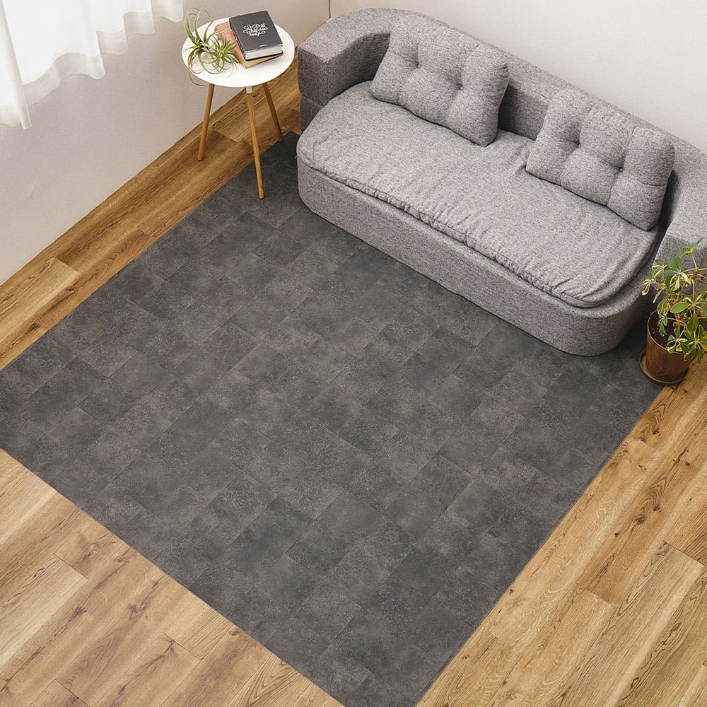 ペット対応 CF ラグ 約182×220cm クレイブロック 【直送品】 返品・キャンセル・他商品と同時購入は不可