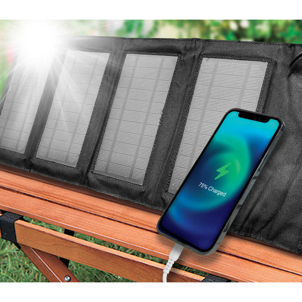 ソーラー充電器7WBK AJNSOLAR7WBK 【直送品】 返品・キャンセル・他商品と同時購入は不可