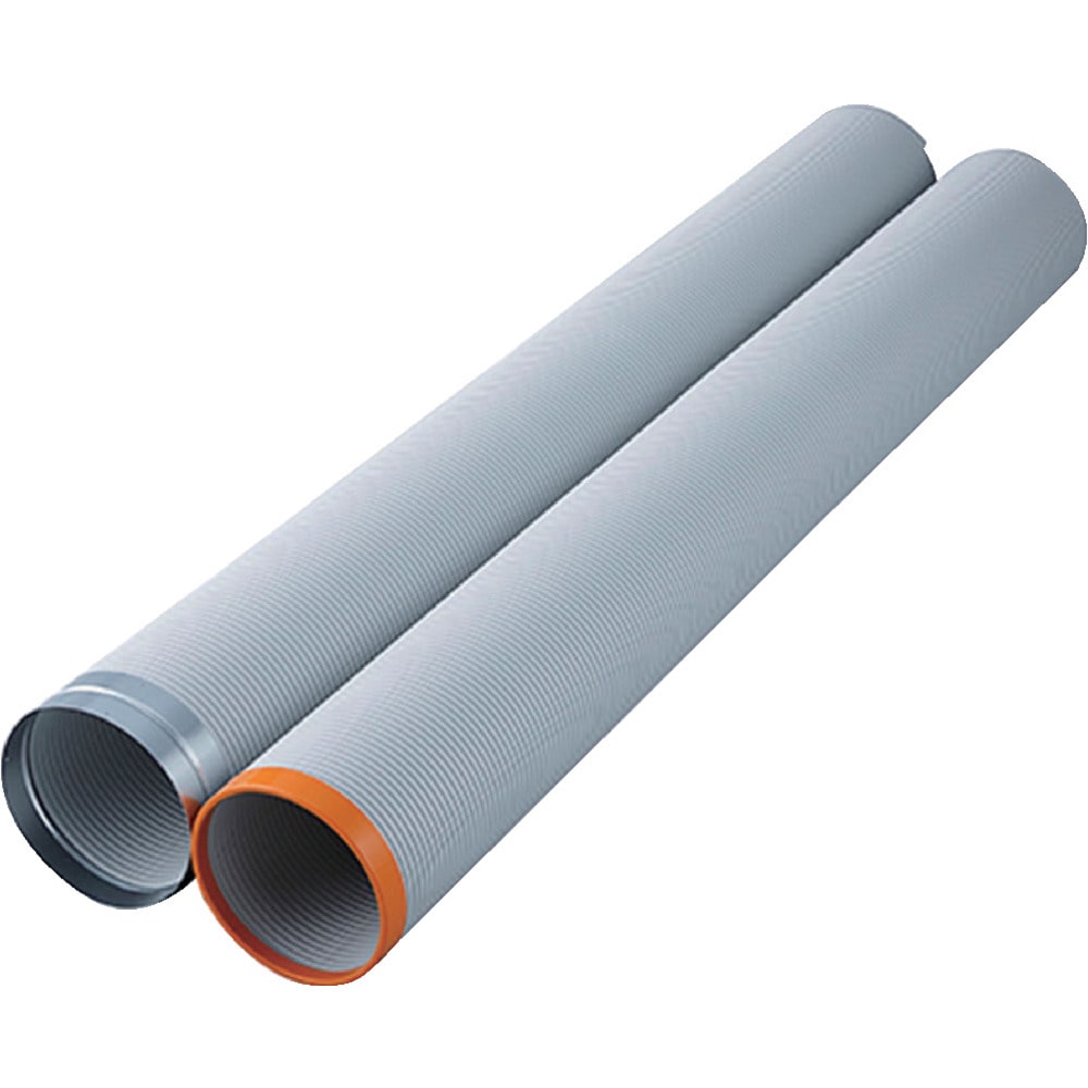 Suiden SS延長排気ダクト 3口用 2m×2本 【直送品】 返品・キャンセル・他商品と同時購入は不可
