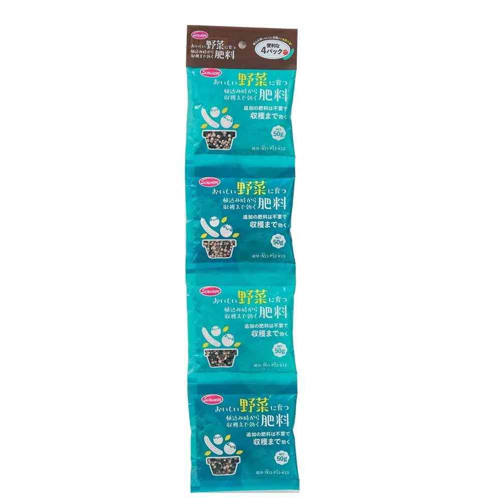 サンアンドホープ おいしい野菜に育つ 肥料 一発肥料 50g×4