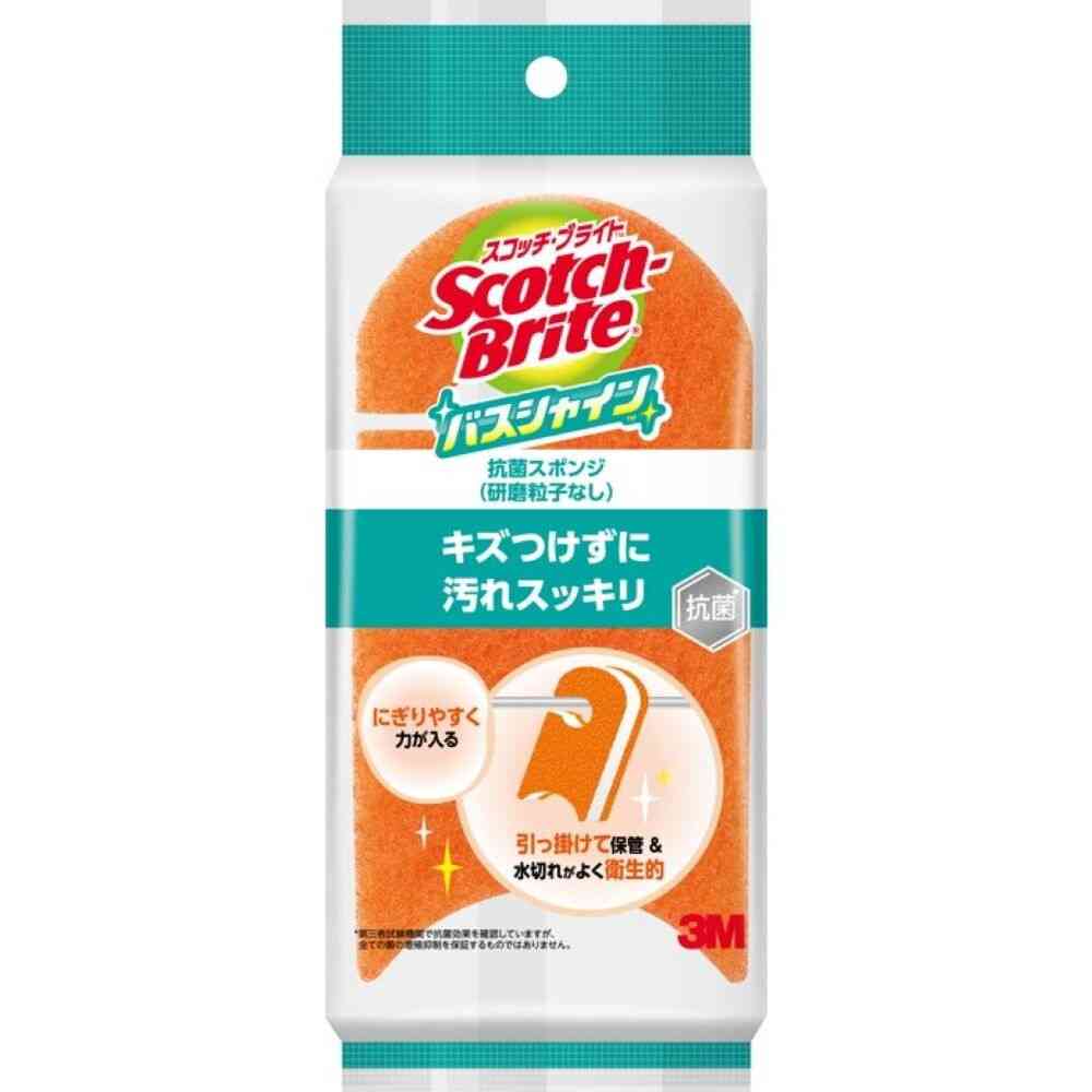 スリーエムジャパン スコッチブライト バスシャイン B-22K 抗菌スポンジ3層
